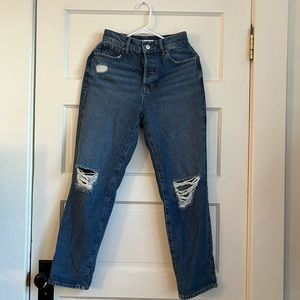 Straight leg jeans